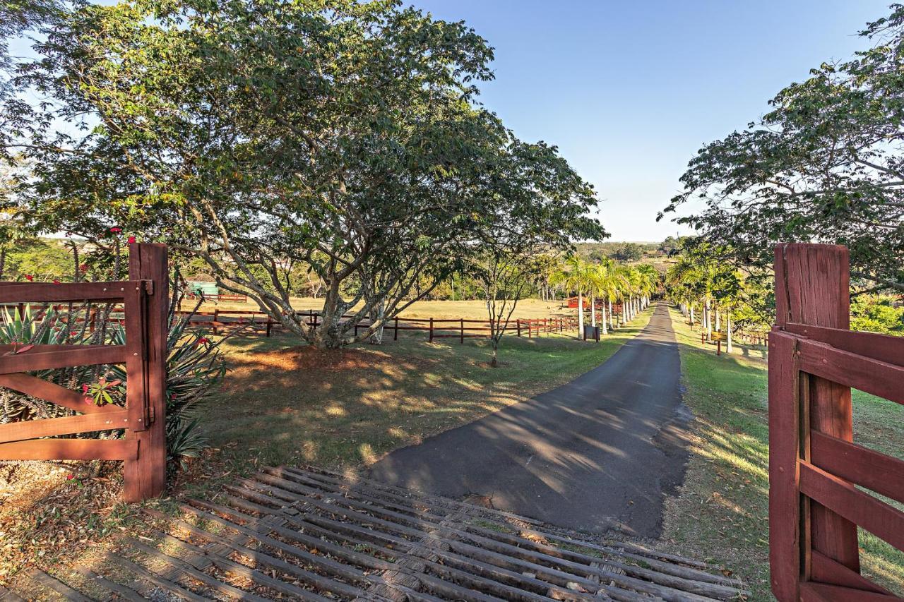 Hotel Fazenda Jacauna Brotas Bagian luar foto