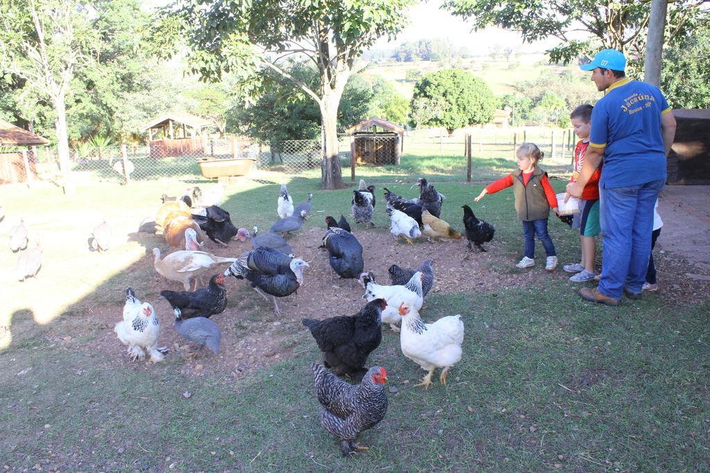 Hotel Fazenda Jacauna Brotas Bagian luar foto