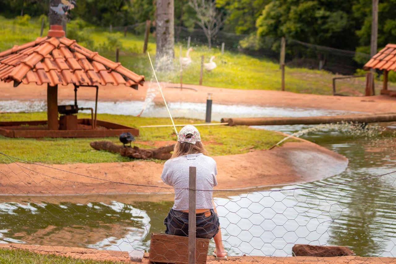 Hotel Fazenda Jacauna Brotas Bagian luar foto